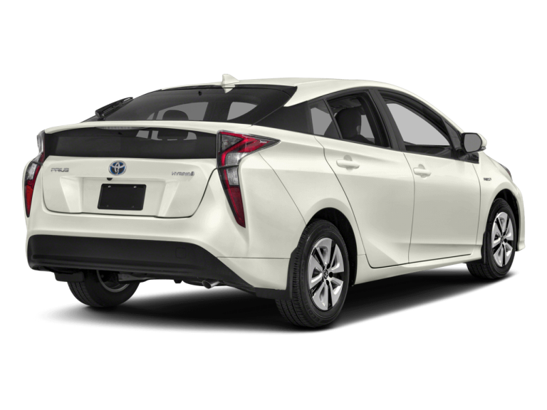 White Toyota Prius - Rear View | Carsure