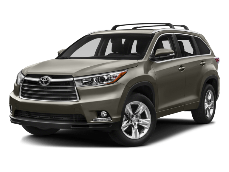 Pewter Toyota Highlander - Front View | Carsure