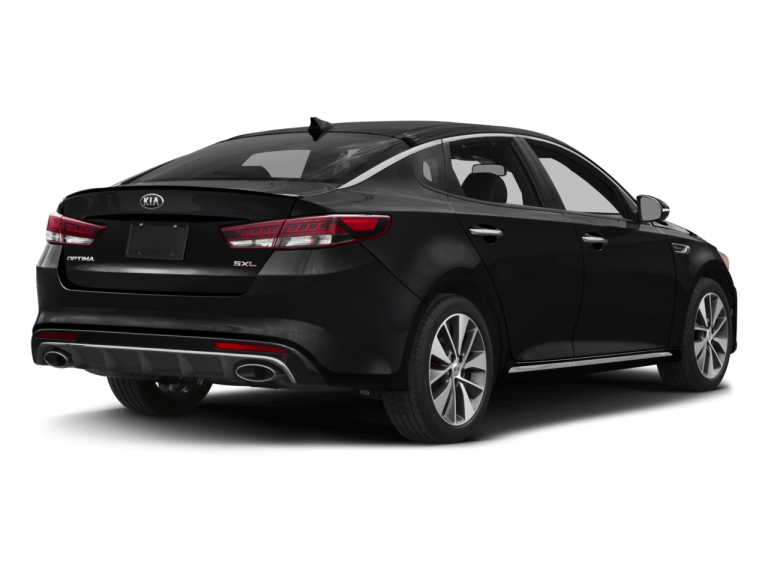Black Kia Optima - Rear View | Carsure