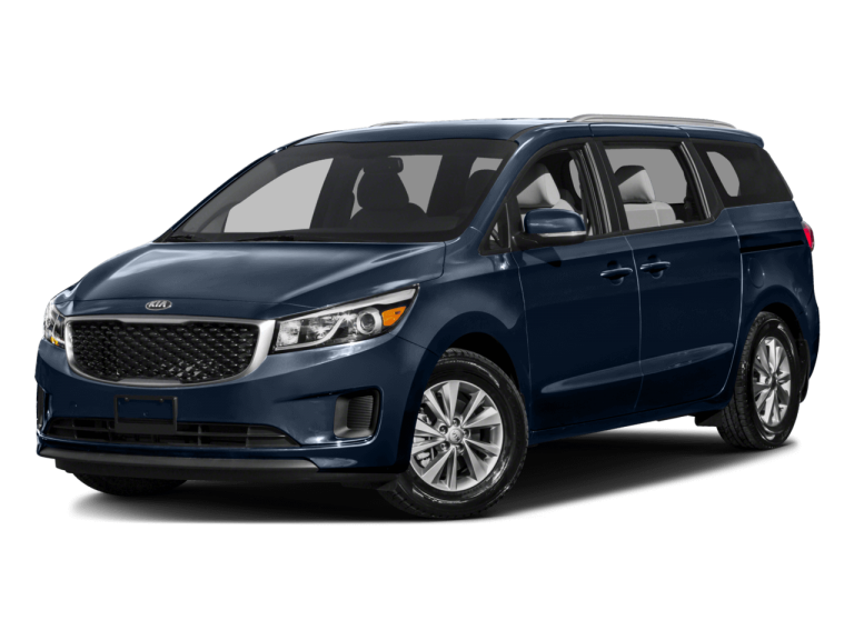 Blue Kia Sedona - Front View | Carsure