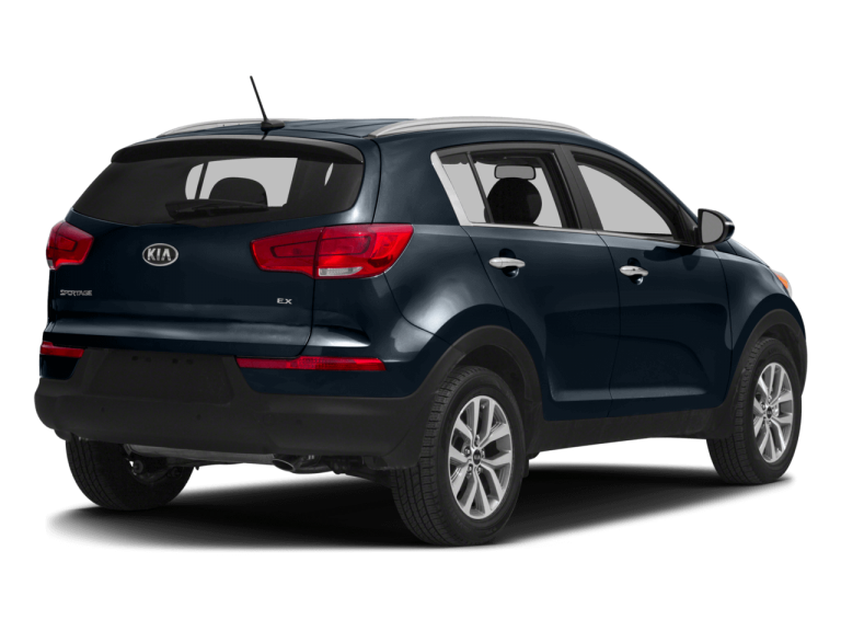 Navy Blue Kia Sportage - Rear View | Carsure
