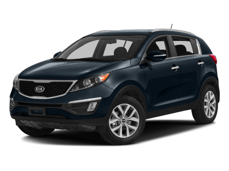 Navy Blue Kia Sportage - Front View | Carsure