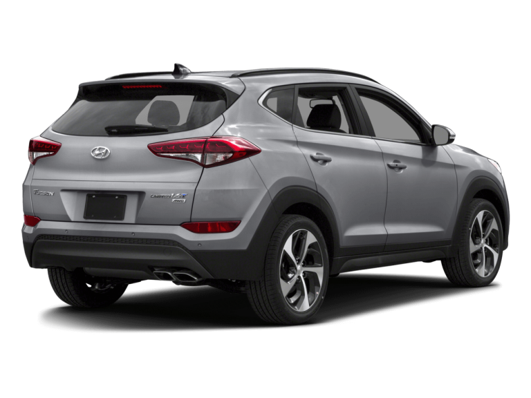Silver Hyundai Tucson - Rear View | Carsure