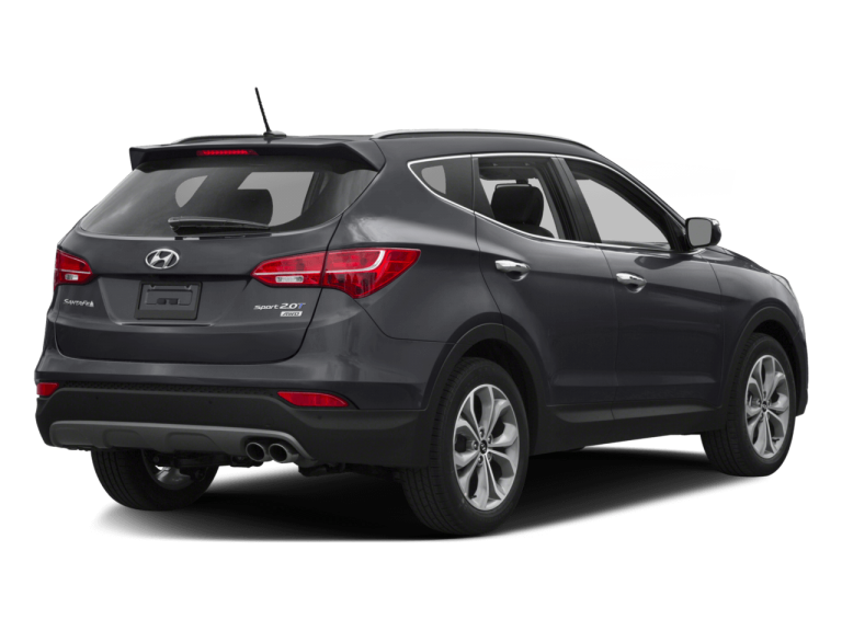 Gray Hyundai Santa Fe - Rear View | Carsure