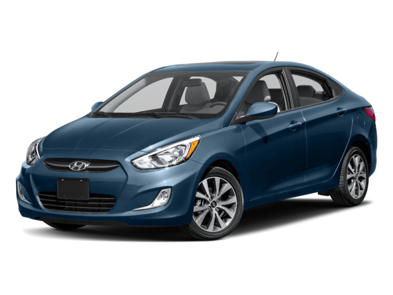 Blue Hyundai Accent - Front View | Carsure