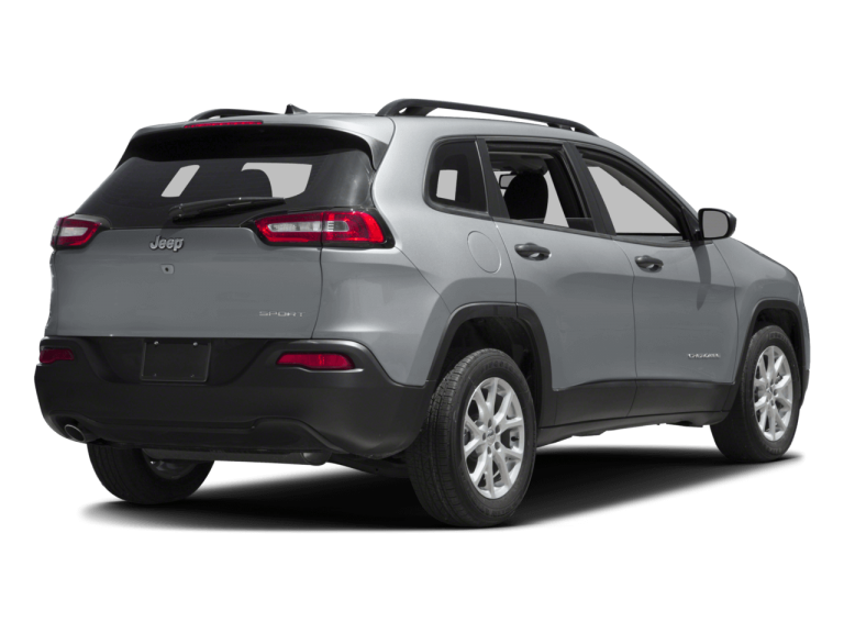 Silver Jeep Cherokee - Rear View | Carsure