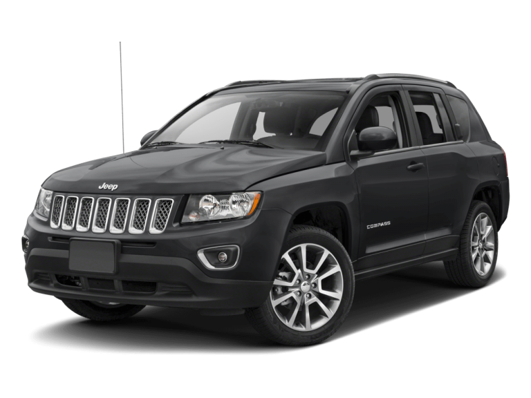 Black Jeep Compass - Front View | Carsure