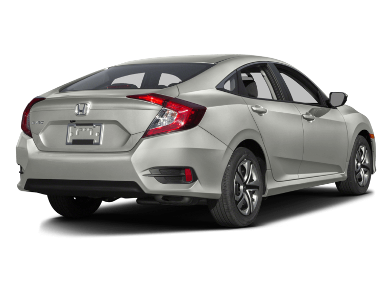 Silver Honda Civic - Rear View | Carsure