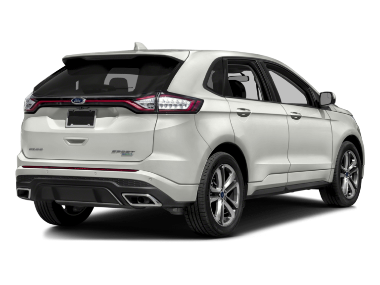 White Ford Edge - Rear View | Carsure