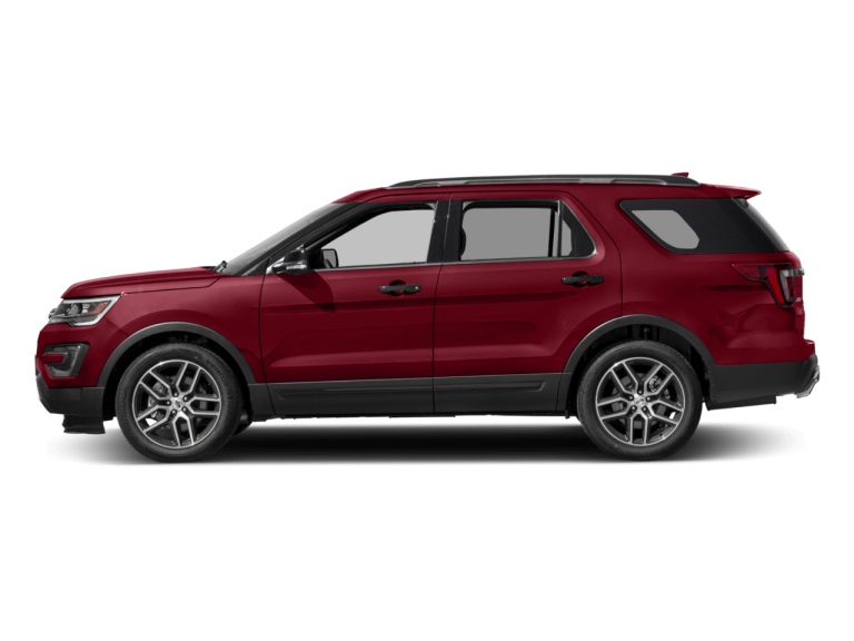 Red Ford Explorer - Side View | Carsure