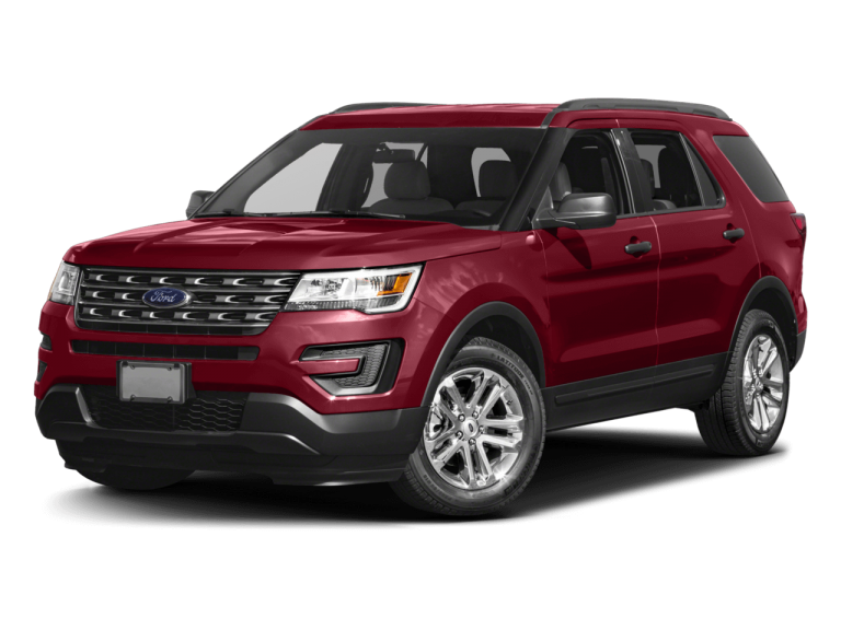 Red Ford Explorer - Front View | Carsure