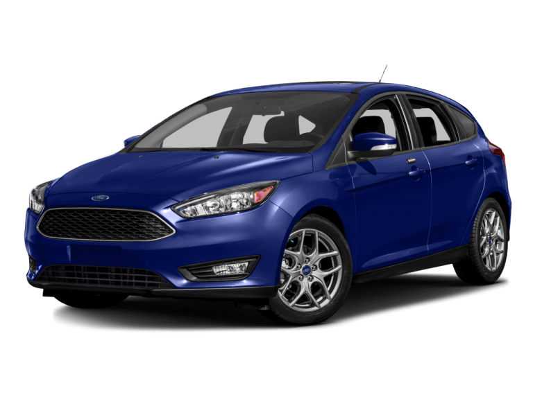 Blue Ford Focus - Front View | Carsure