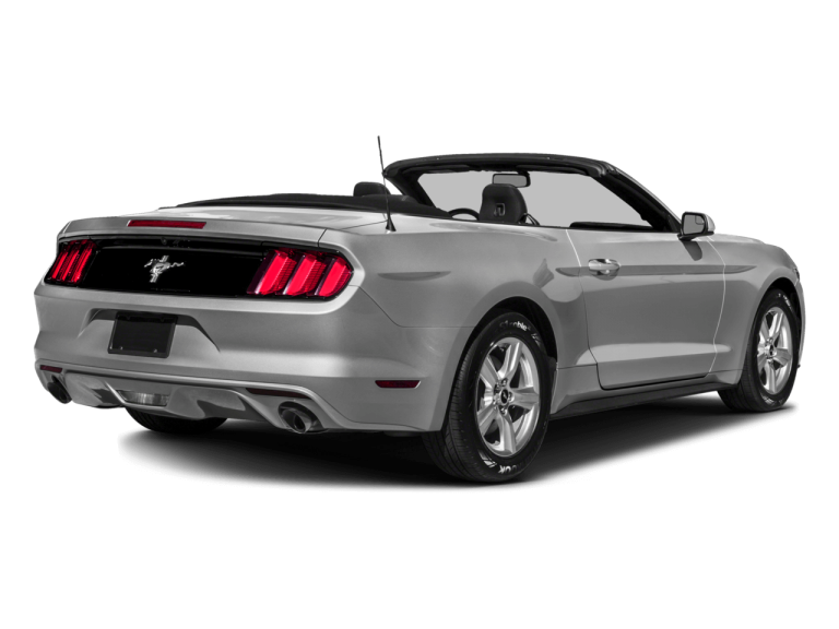 Silver Ford Mustang - Rear View | Carsure
