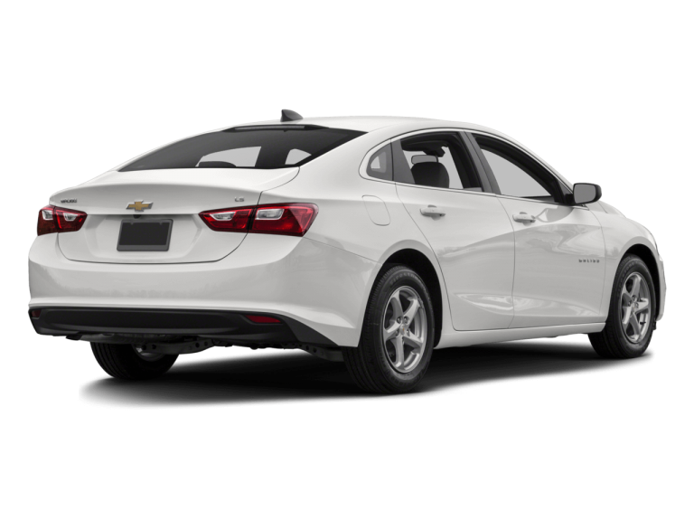 White Chevrolet Malibu - Rear View | Carsure