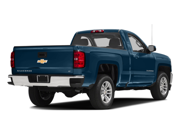 Blue Chevrolet Silverado - Rear View | Carsure