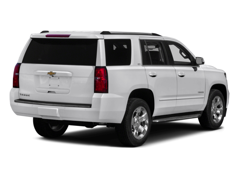 White Chevrolet Tahoe - Rear View | Carsure