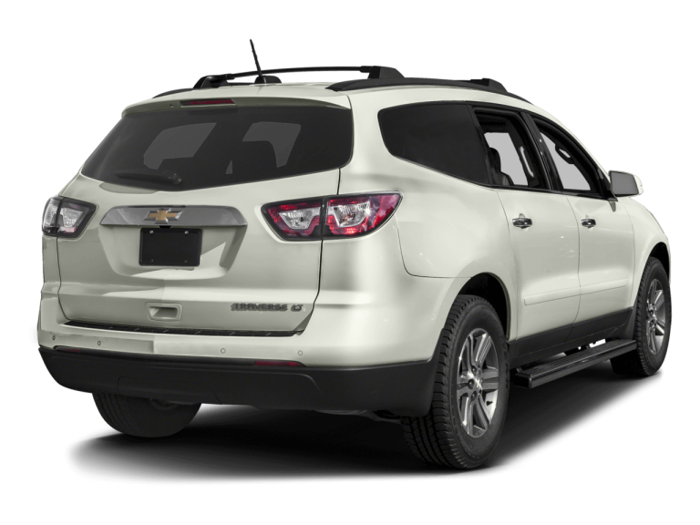 White Chevrolet Traverse - Rear View | Carsure