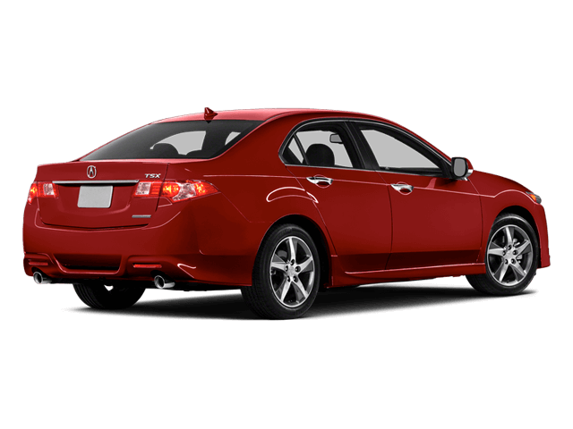 Red Acura TSX - Rear View | Carsure